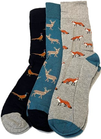 Men's Woodland 3 Pack Socks