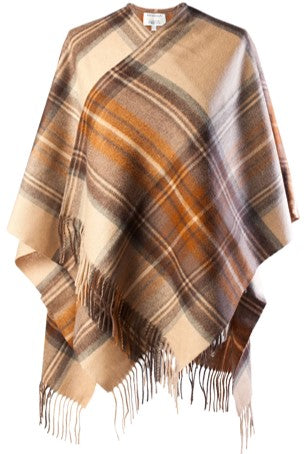 Scottish Tartan Brushed Lambswool Mini Capes - Various Tartans