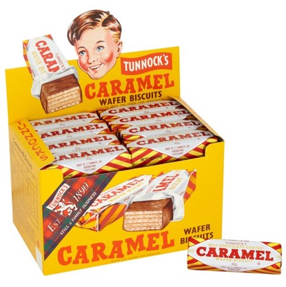 Tunnock's Caramel Wafer Single Biscuit