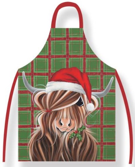 Apron - Christmas McMoo Cotton Apron