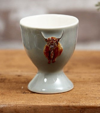 Egg Cup - Highland Cow