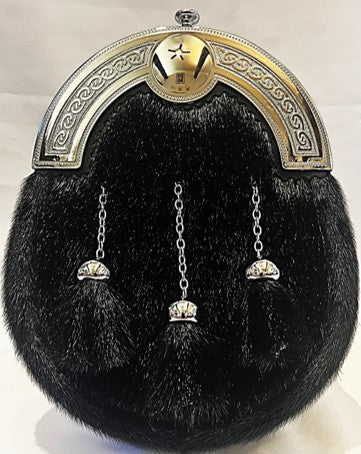 Sporran - Dress Sealskin Black