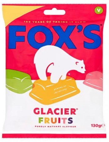 Fox's Glacier Fruits 100g