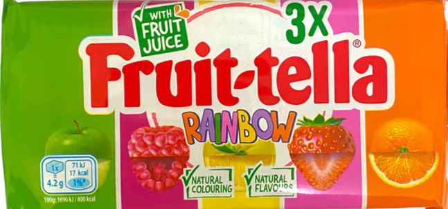 Fruit-tella Rainbow Soft Chew 3 Pack