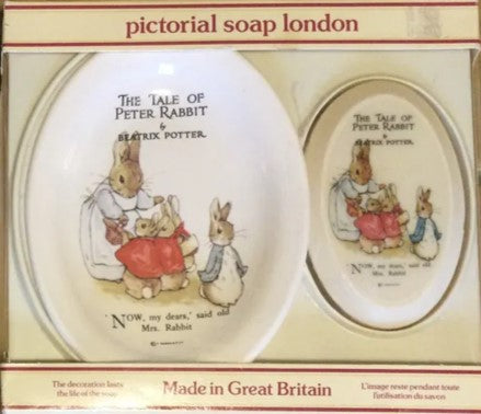 Beatrix Potter- Peter Rabbit Soap Dish & Soap