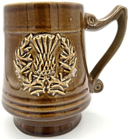 Vintage Thistle Beer Tankard