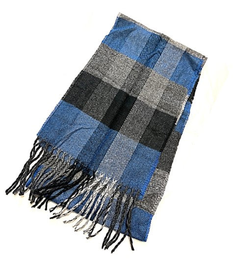 Scarf - Blue Check