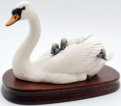Swan & Cygnets, by Border Fine Arts