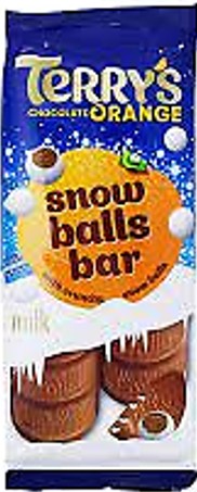 Terry's Chocolate Orange Snow Balls Bar