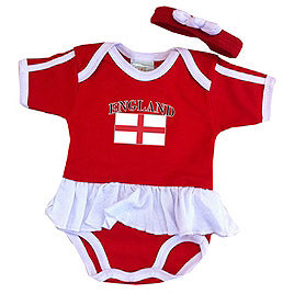 Baby Girl's England Onesie