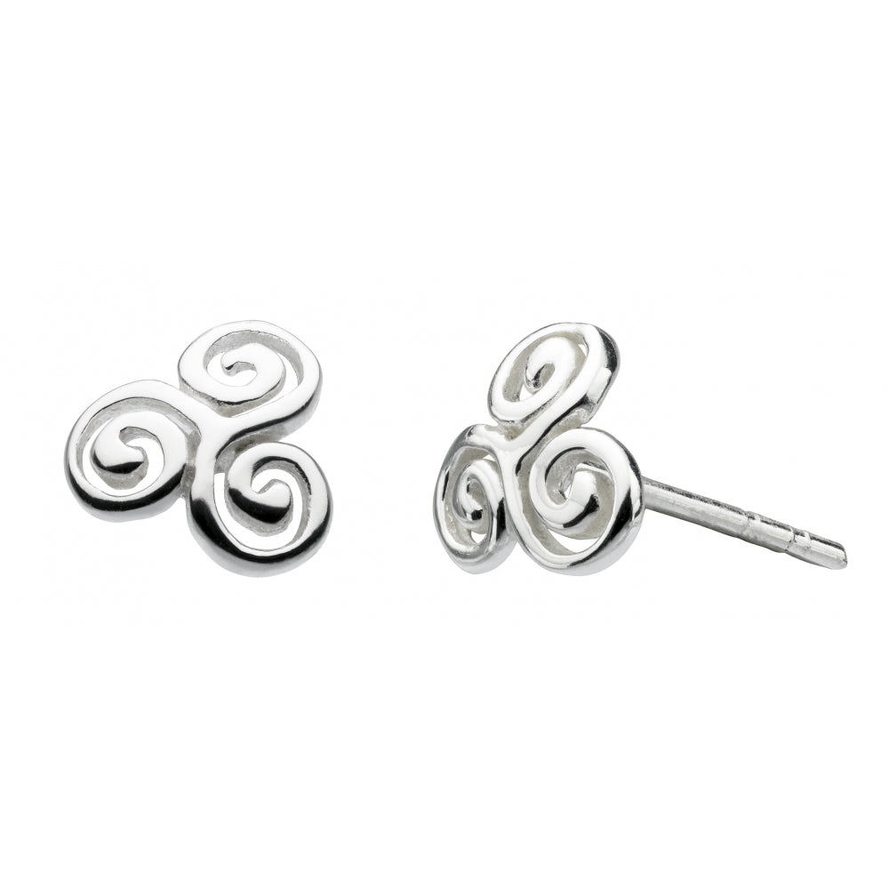 Bryana Celtic Swirl Stud Earrings