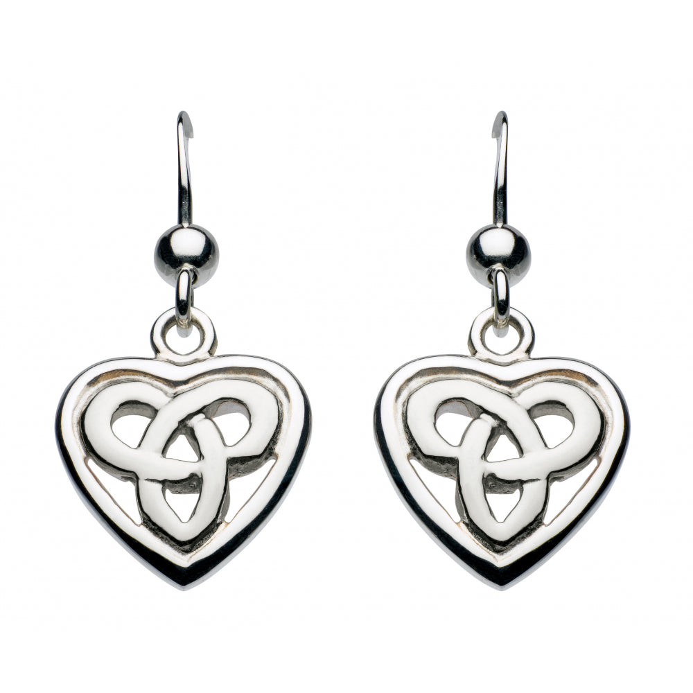 Aamor Celtic Heart Drop Earrings