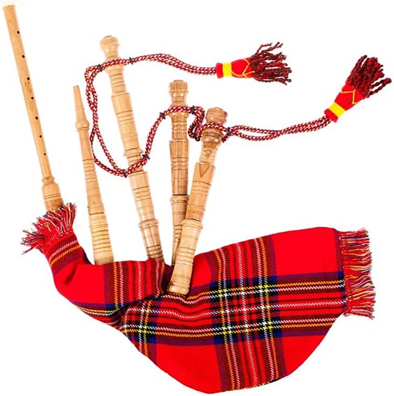 Junior Playable Bagpipes - Various Tartans