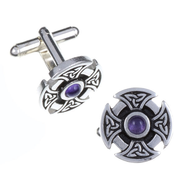 Celtic Cross Cuff Links