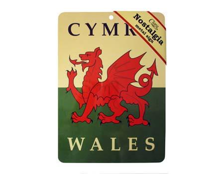 Metal Sign - Cymru Wales