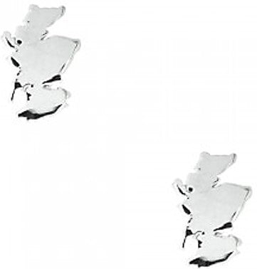 Scotland Map Stud Earrings