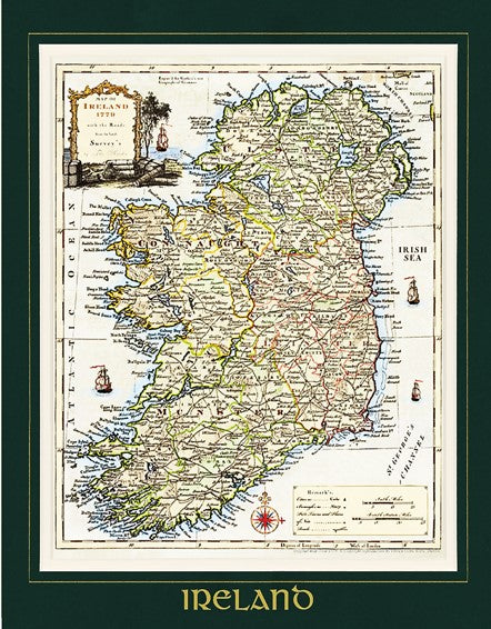 Map - Ancient Map of Ireland