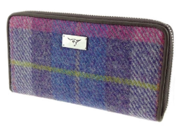Harris Tweed Zip Wallet - Staffa