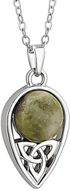 Connemara Marble Trinity Knot Pendant