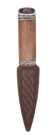 Torridon Rosewood Sgian Dubh With Cairngorm Stone Top