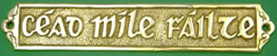 Plaque - Cead Mile Failte