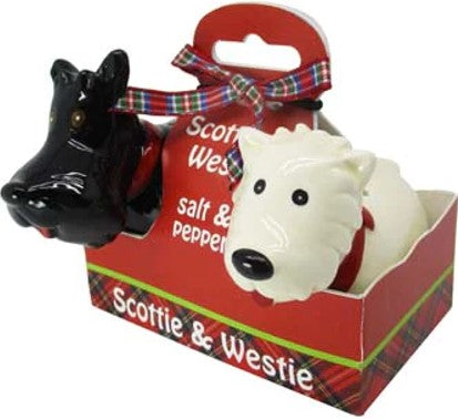Salt & Pepper Shakers - Scottie & Westie