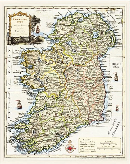 Map - Ancient Map of Ireland