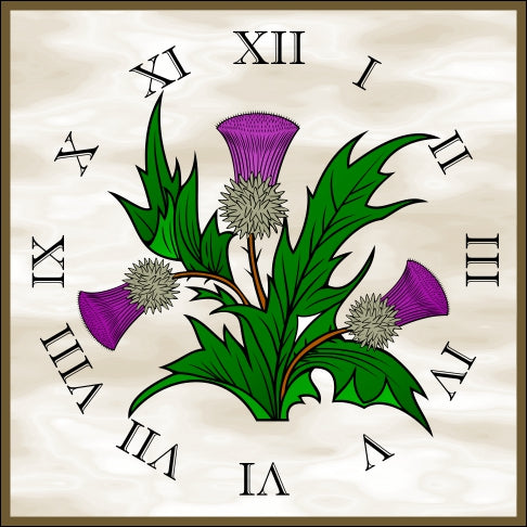 Wall Clock - Thistle