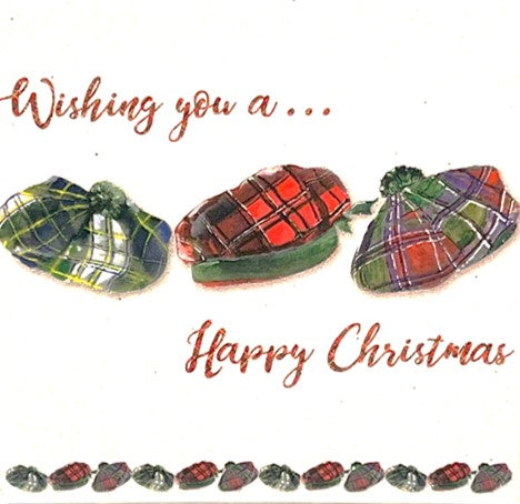 Christmas Card Pack - Trio of Tartan Tammies