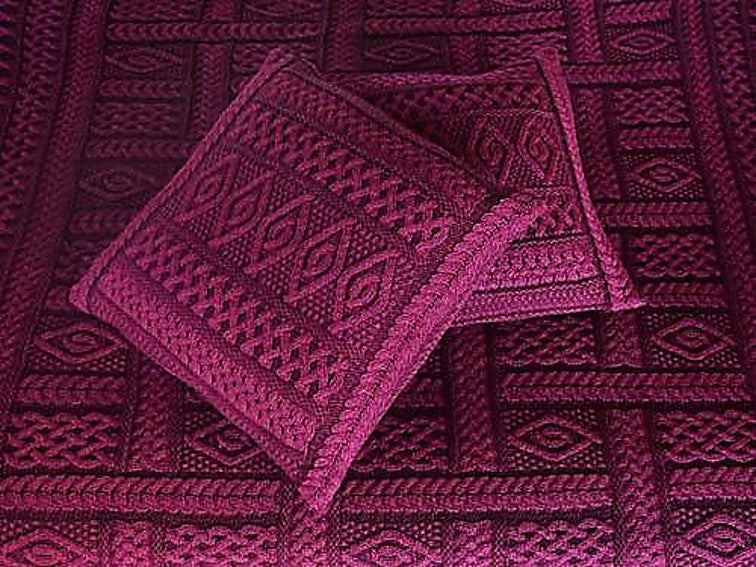 Cushion Cover - Merino Raspberry