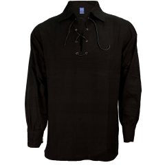 Peasant Shirt Deluxe - Black