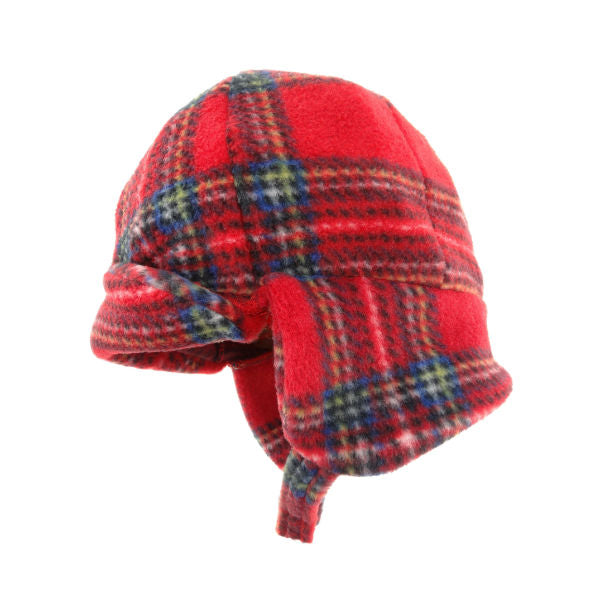 Child's Tartan Fleece Hat