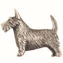 Scottie Dog Lapel Pin