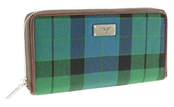 MacKay Tartan Zip Wallet