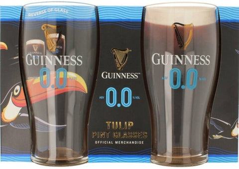 Guinness 0.0 2-Pack Tulip Pint Glasses