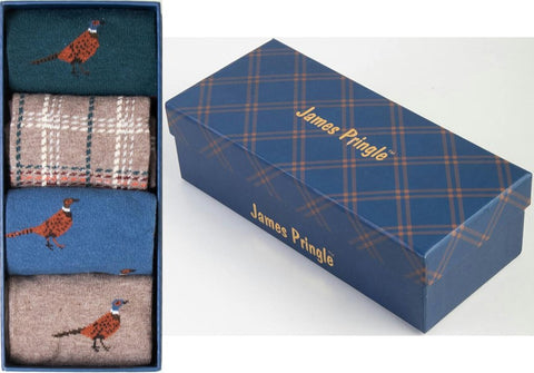 Men's Socks - 4 Pack Pheasants
