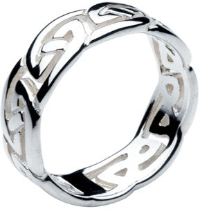 Ring - Open Wavey Knotwork - Sterling Silver