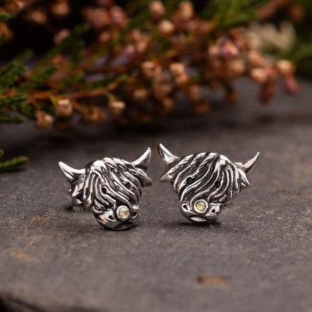 Earrings - Highland Cow Stud Earrings