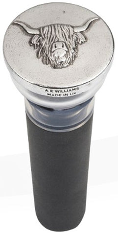Wine Stopper Pump - Highland Cow