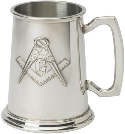 Pewter Tankard - Masonic