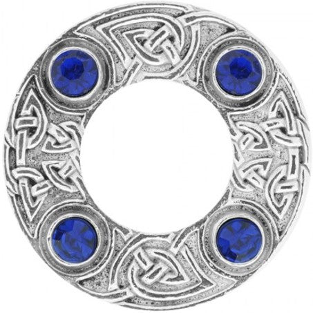 Dancers Plaid/Sash Brooch - Celtic