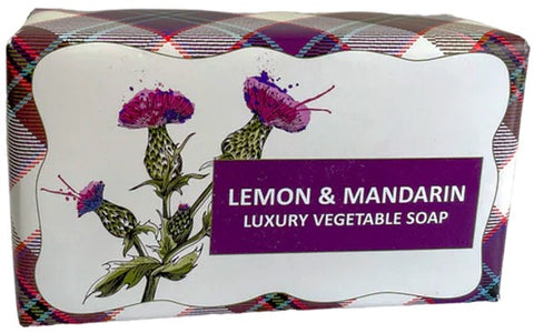 Wild Thistle Lemon and Mandarin Luxury Vegetable Soap