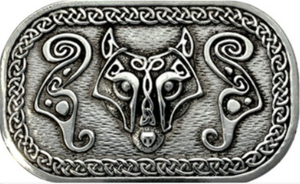 Blet Buckle - Viking Wolf