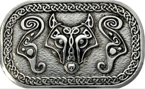 Blet Buckle - Viking Wolf