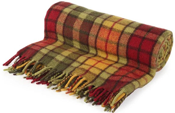 Tartan Blanket 100% Wool