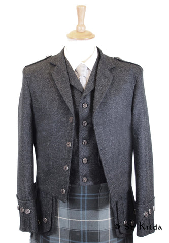 Balmoral Doublet Barathea Jacket & 5-Button Vest - Various Colours