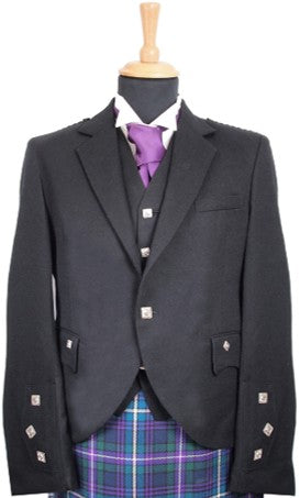 Braemar Barathea Jacket & 5-Button Vest - Various Colours