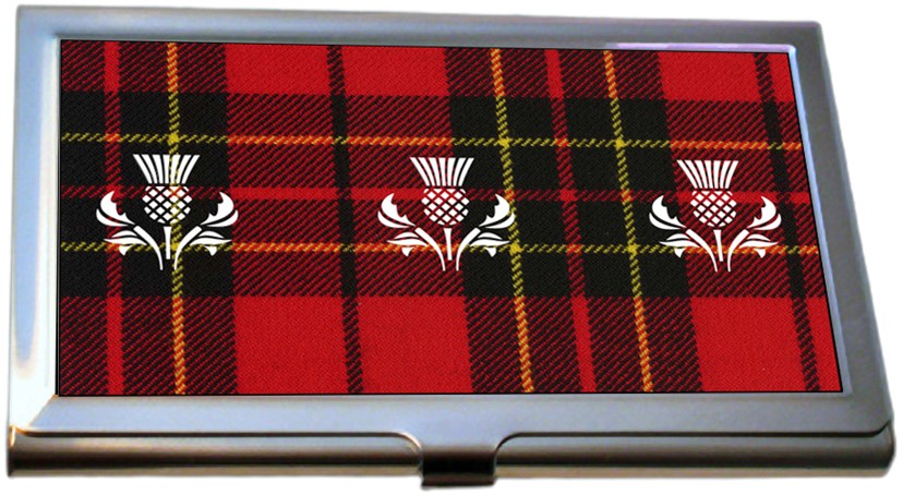 Card Case - Thistles & Brodie Tartan
