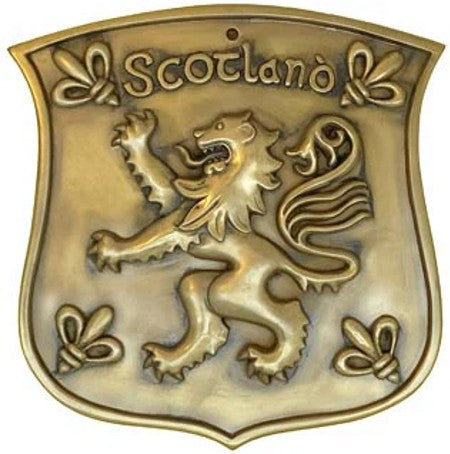 Bronze Lion Rampant Plaque