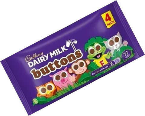 Chocolate - Cadbury Dairy Milk Buttons 4 Pack